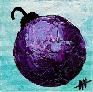 Purple Ornament 4”x4”