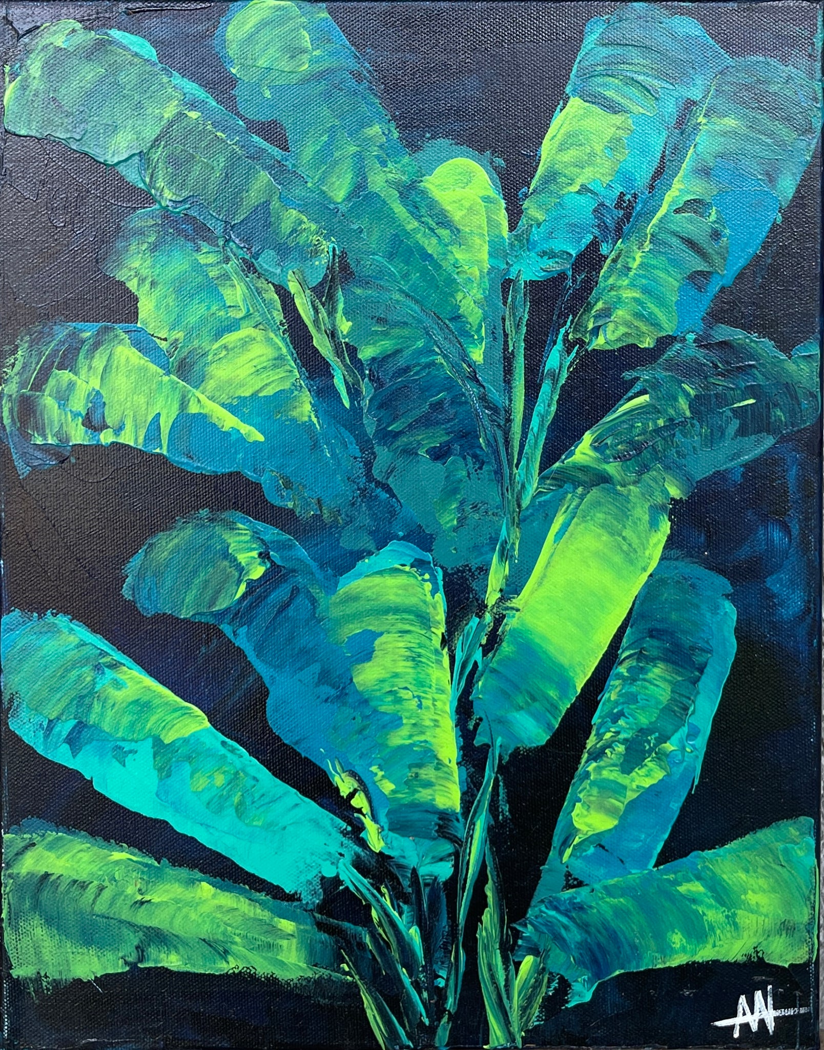 Palm Leaves One 11”x14”