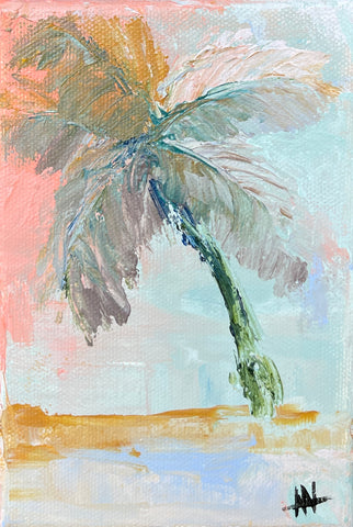 Palm Tree Two 4”x6”