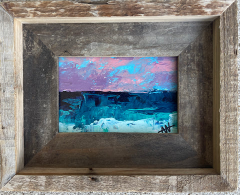 Ocean in Driftwood One 6.5” x 7”