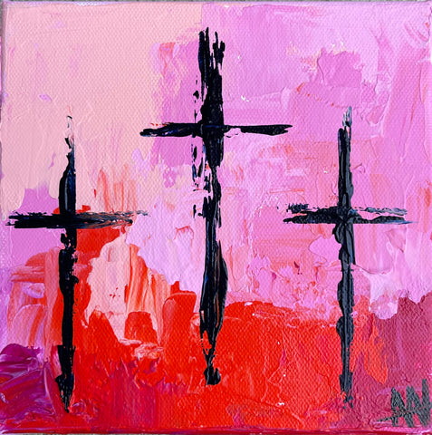 Old Rugged Cross 6”x6”